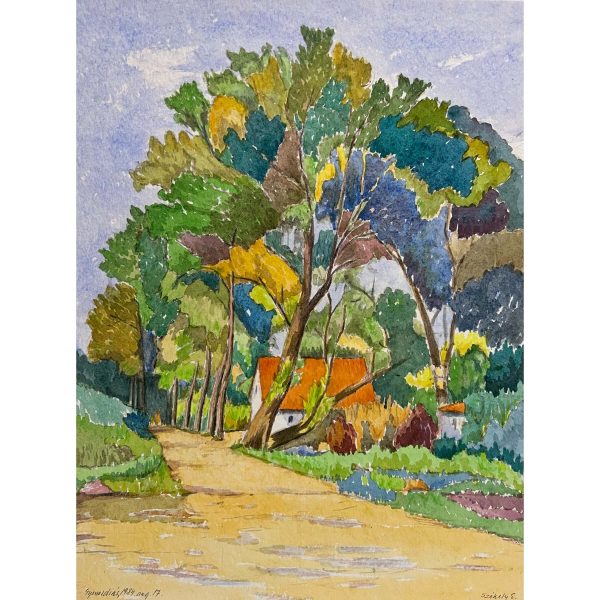 Székely Endre (1917-2014) Gyenesdiás, 1984