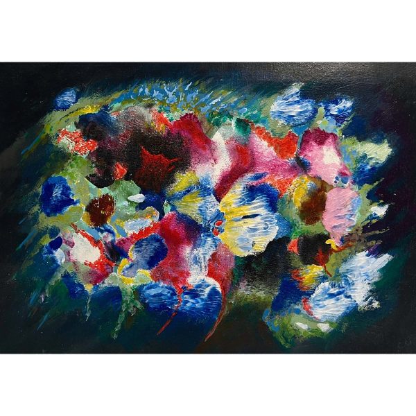 Székely Endre (1917-2014) Játék a színekkel Nr. 2., 1987