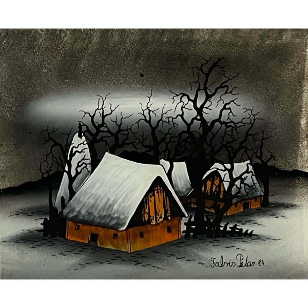 Fabris Petar - Falu a tél fogságában II., 1984