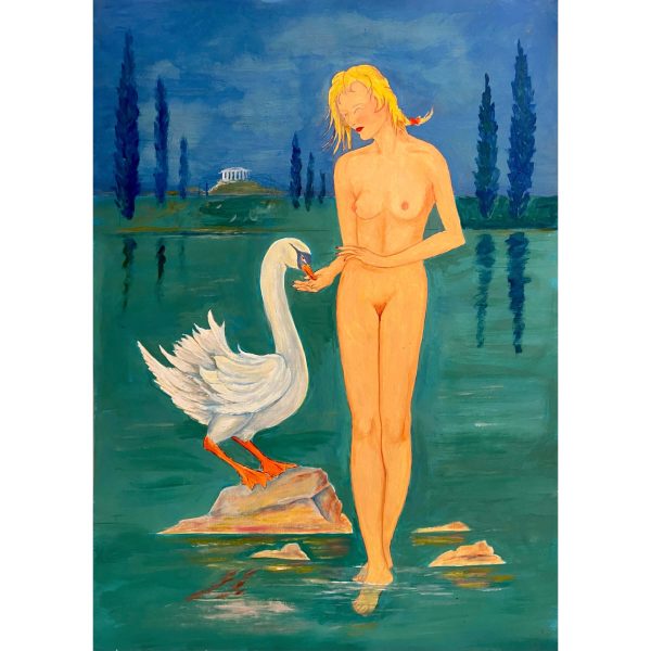 Székely Endre (1917-2014) Modell hattyúval