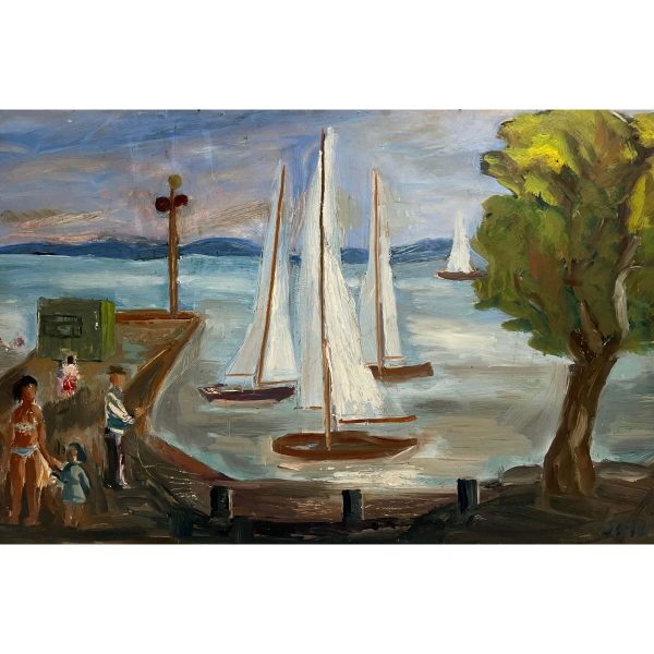 Szabó jelzéssel - Balaton-part vitorlásokkal