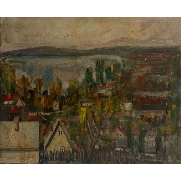 Czinkotay Frigyes (1932- ) Látkép a Balatonnal