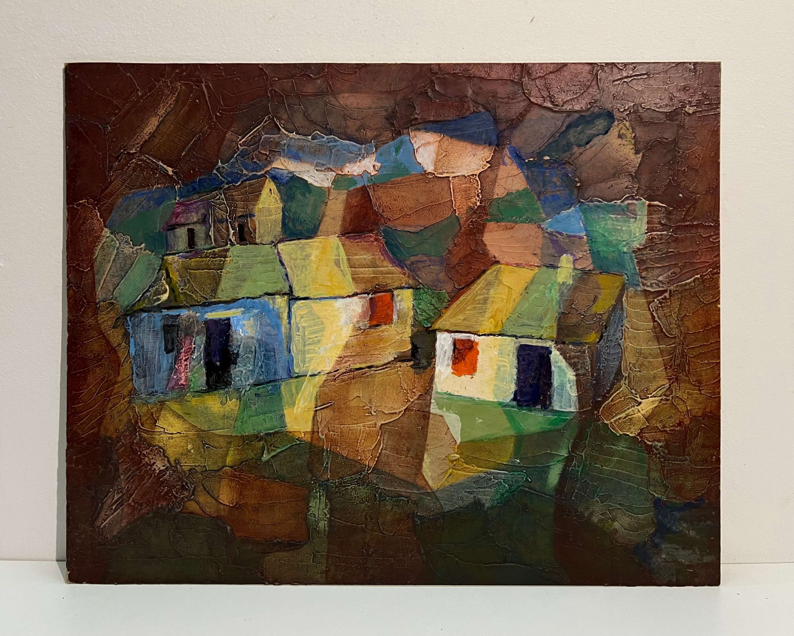 Székely Endre (1917-2014) Cigánykunyhók, 1981 - Image 2