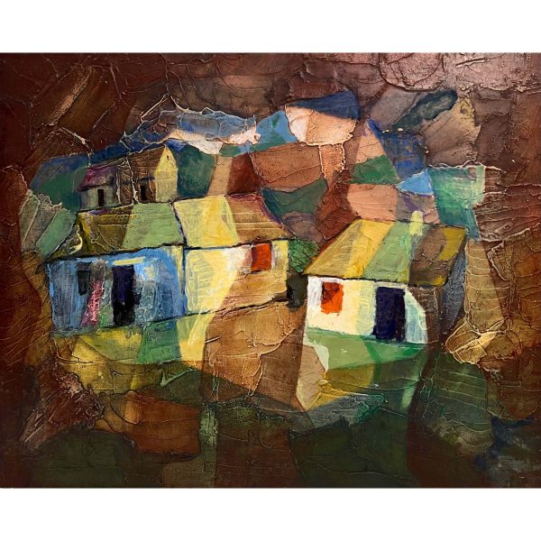 Székely Endre (1917-2014) Cigánykunyhók, 1981