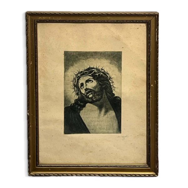 Angyal jelzéssel - Jézus töviskoszorúval
