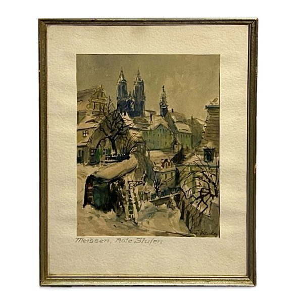 Meissen, Rote Stufen - Beazonosításra váró művész