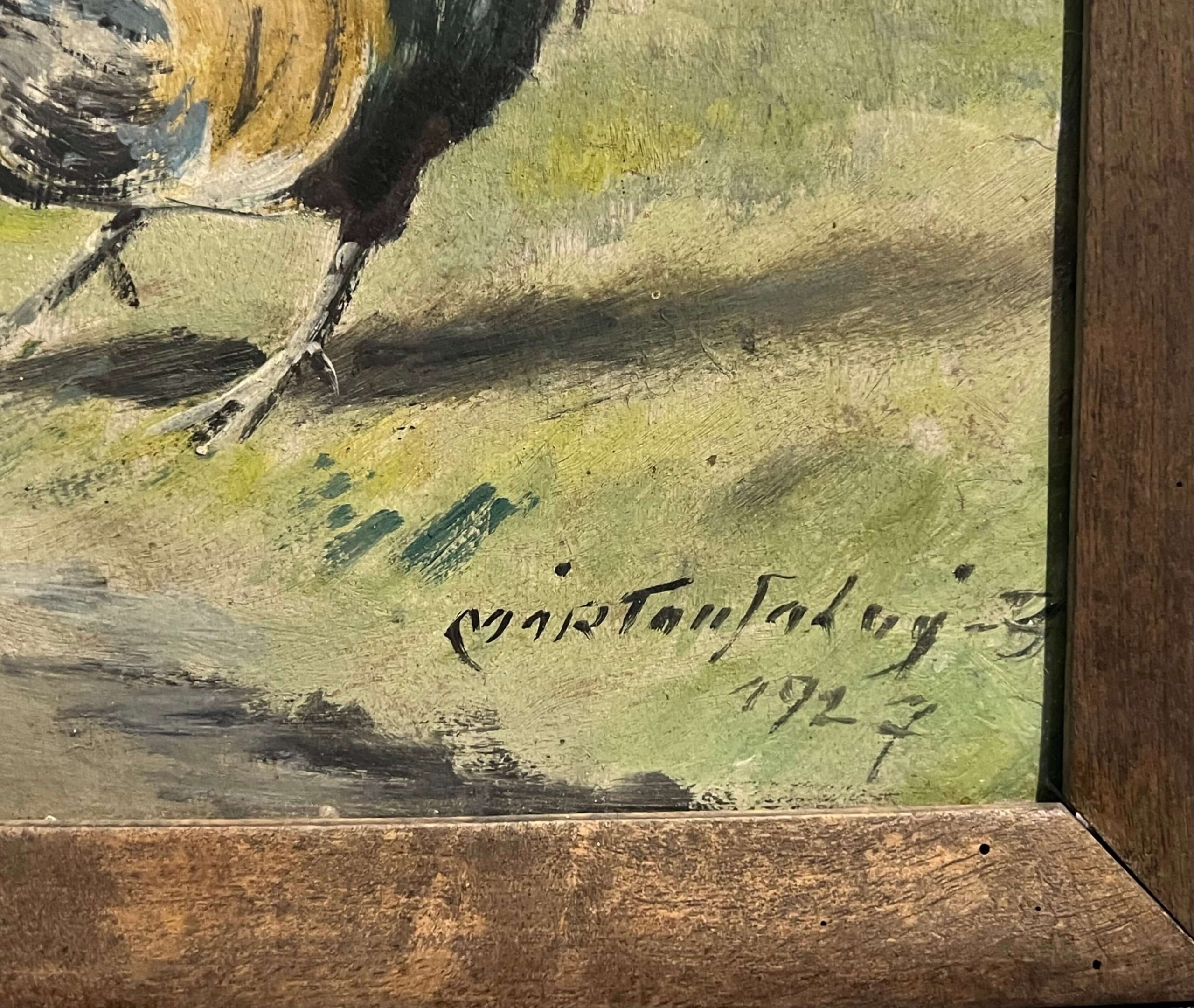 Mártonfalvy Béla (Mártonfalvy Albert) Cica a baromfiudvaron, 1927 - Image 3