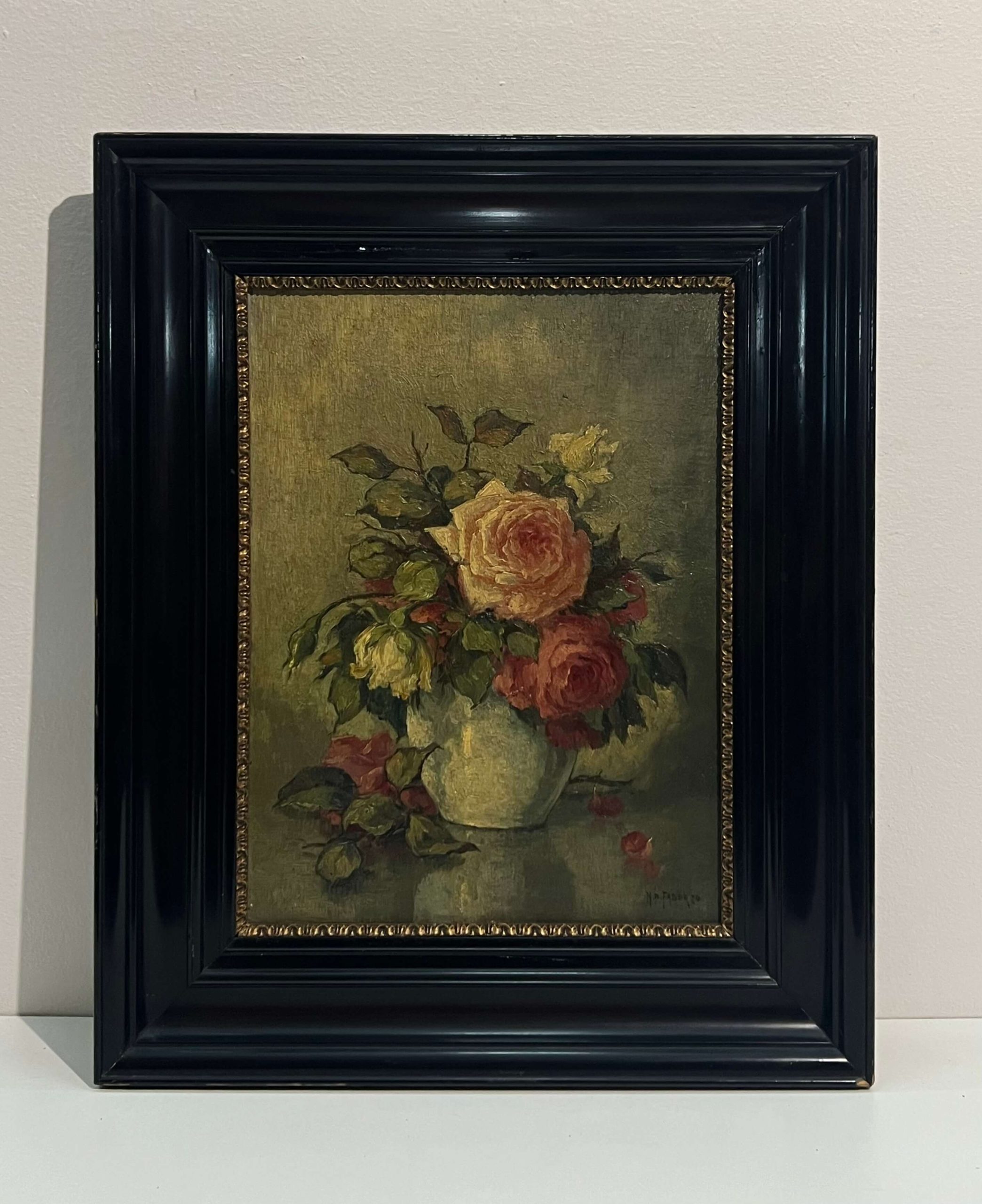 Hervadó rózsák, 1930 - Beazonosításra váró művész - Image 2