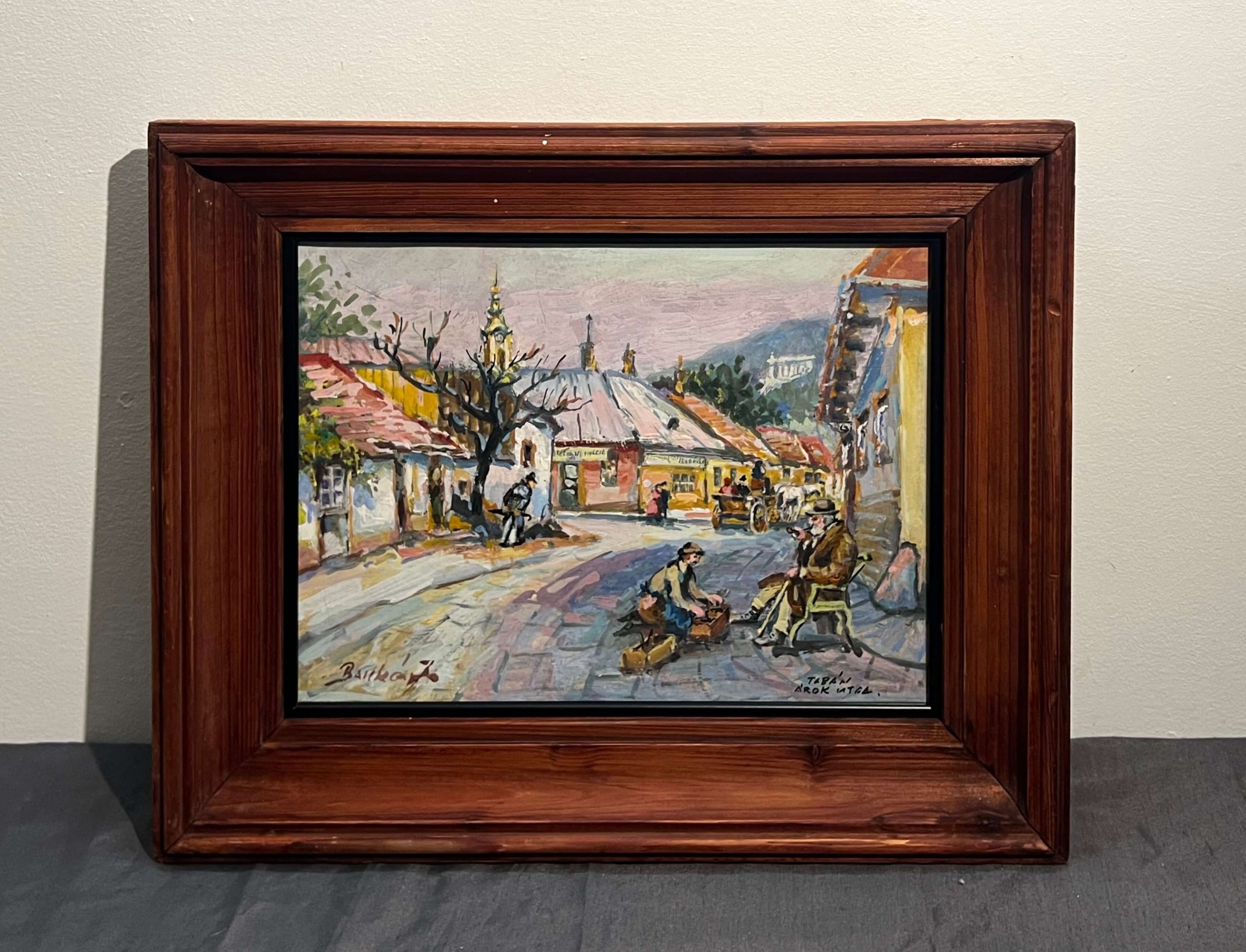 Baukó János (1936- ) Tabán Árok utca, 1970 - Image 2