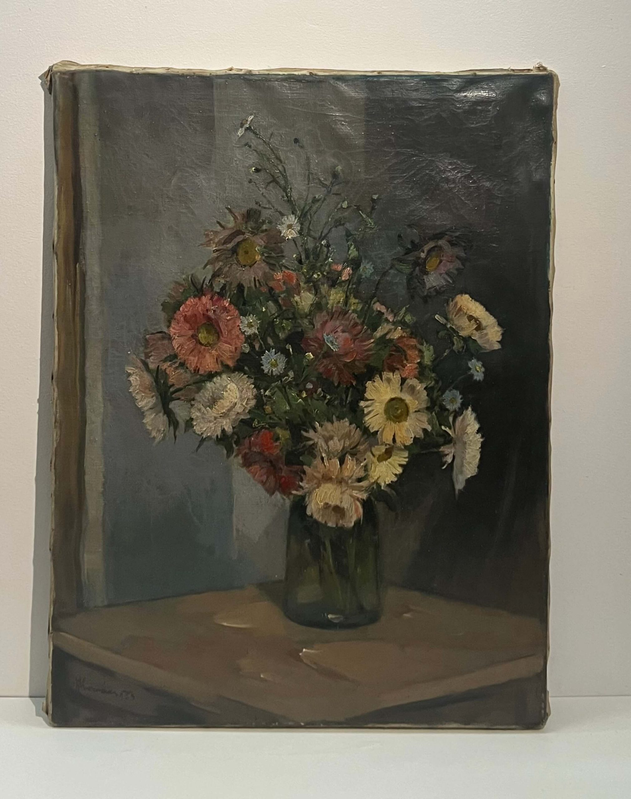Ifj. Kovács János (1890-1957) Őszi rózsa csendélet, 1953 - Image 2