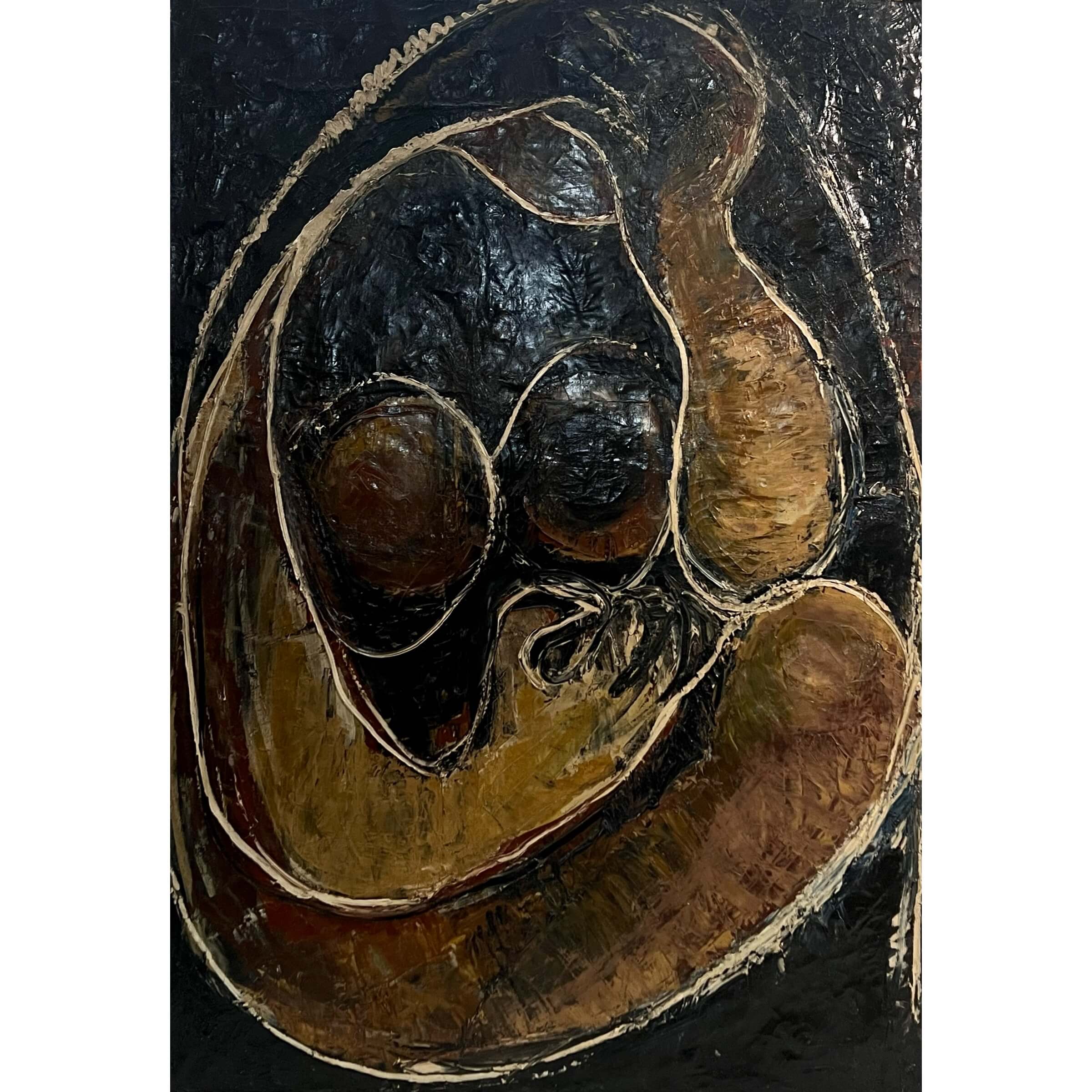 Kiss János (1927-2015) Búslakodás, 1965