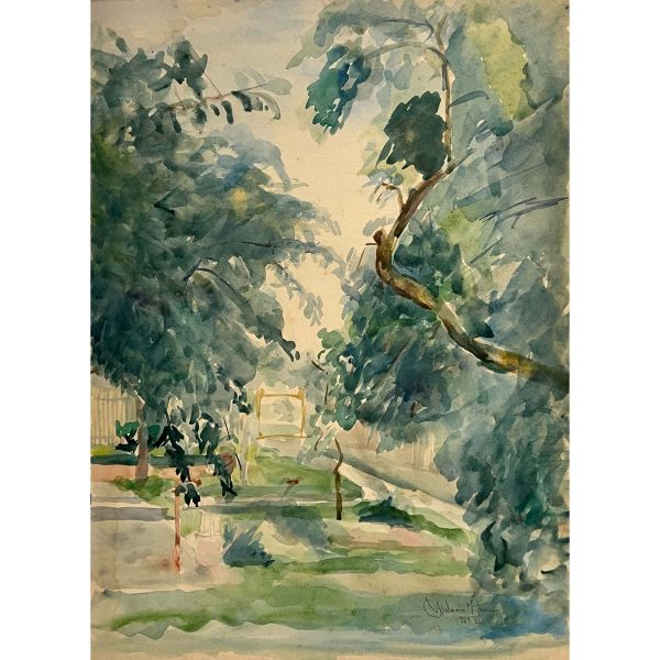 Gy. Molnár István (1933-2010) Parkban, 1959