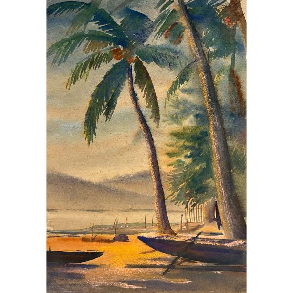 Fábián Imre (1926-2011) Trópusi táj, 1954