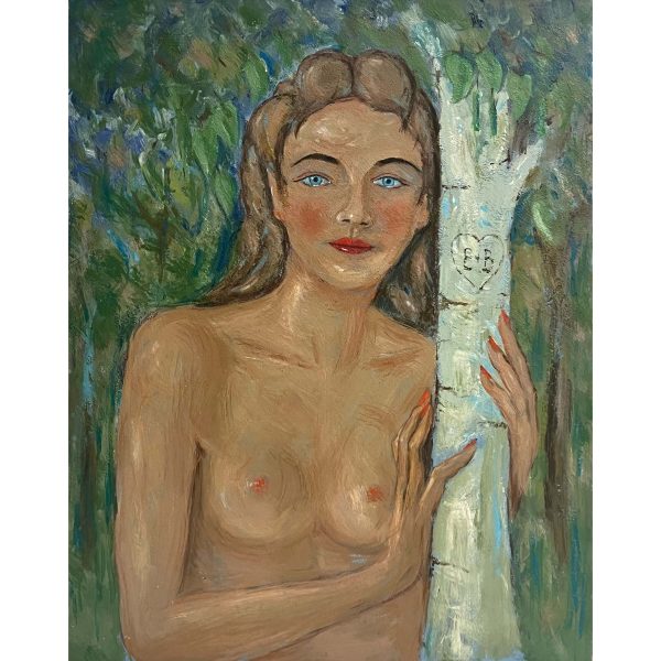 Székely Endre (1917-2014) Fiatal nyírfát ölelő modell