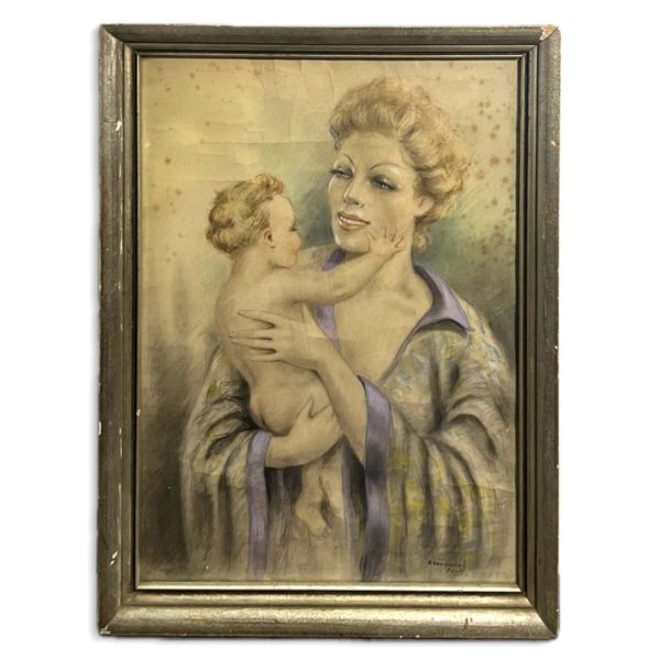 Antonin Ivanovitch Soungouroff (1894-1976) Anya gyermekével