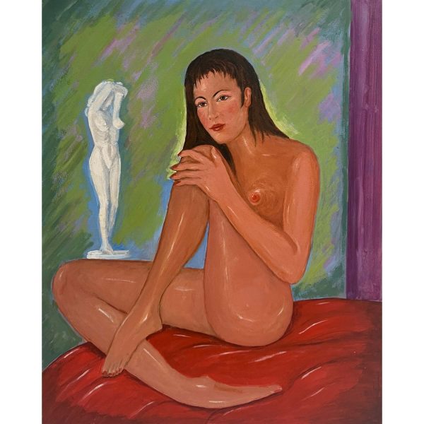 Székely Endre (1917-2014) Modell és a fehér aktszobor