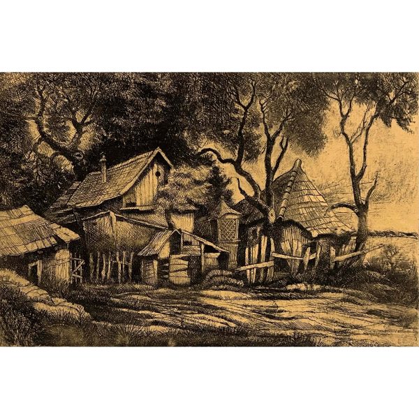 Remsey Jenő György (1885-1980) Düledező tanya, 1956