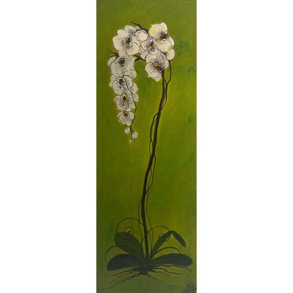 Fehér orchidea, 2011 - Beazonosításra váró művész