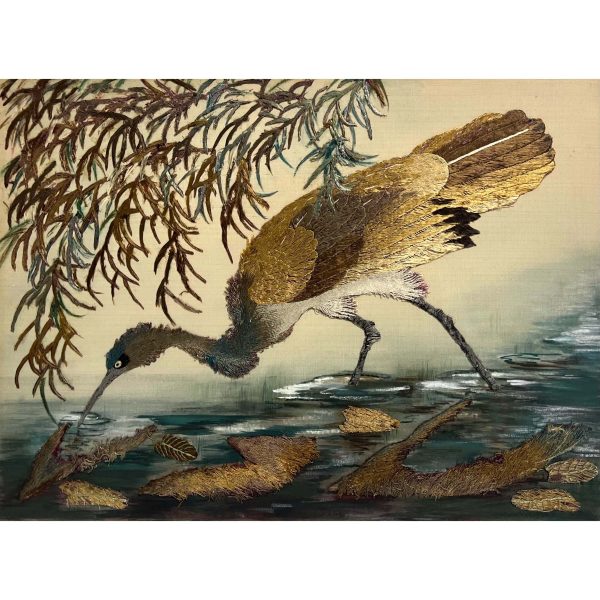 Kócsag vadászat közben - Ismeretlen művész