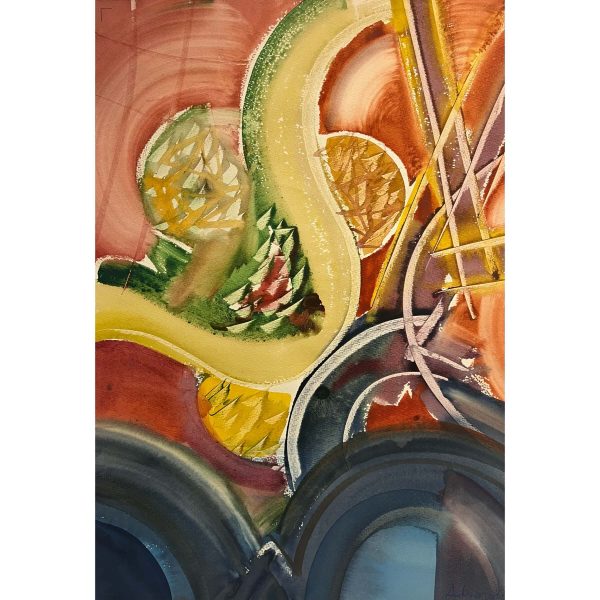 Dobrovits Ferenc (1941-1988) Színkavalkád II., 1971