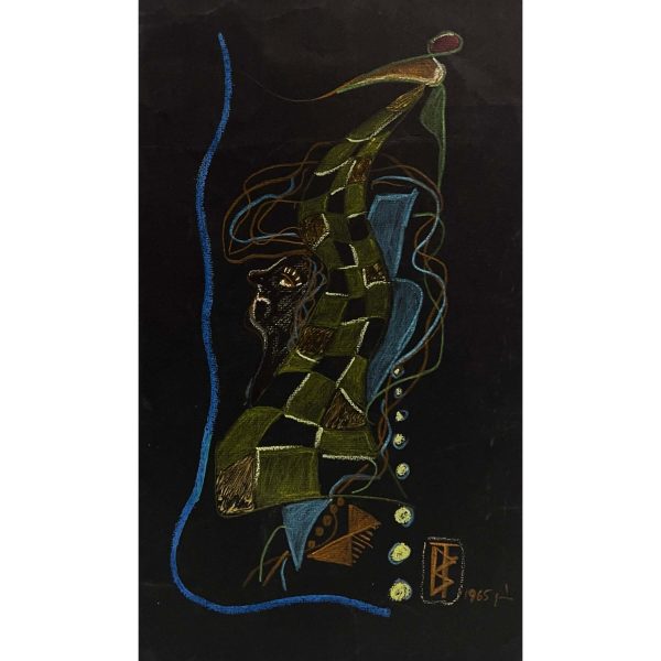 Arc a zászló mögött, 1965 - Beazonosításra váró művész