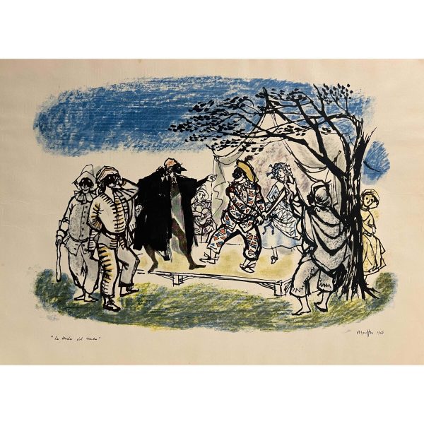 La tenda del teatro, 1963 - Beazonosításra váró művész