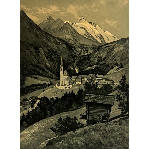 Arthur Ahrens (1890-1953) Heiligenblut am Großglockner, 1922