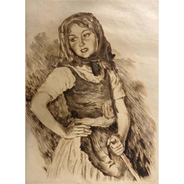 Glatz Oszkár (1872-1958) – Prihoda István (1891-1965) Falusi lányka