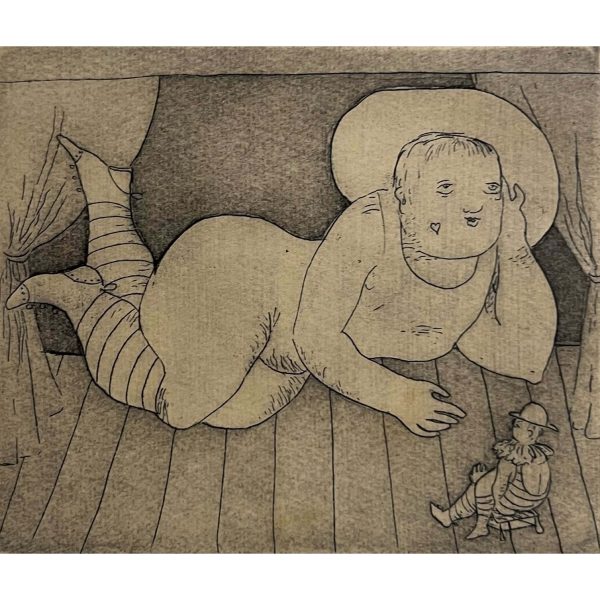 Yvonne de Jonge-Melly (1941- ) Bezoek, 1971