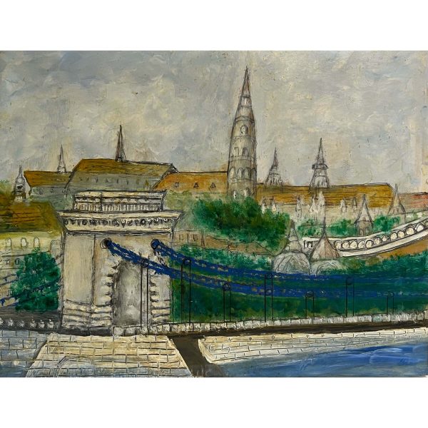 Czeglédy - Lánchíd a Mátyás-templommal