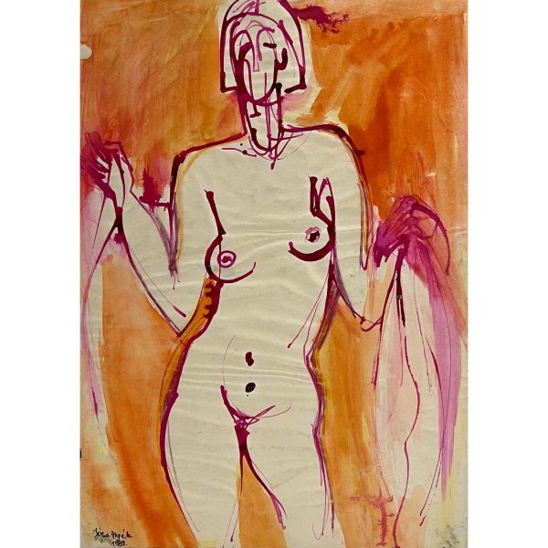 Józsa Angéla (1940- ) Levetkőzve, 1989