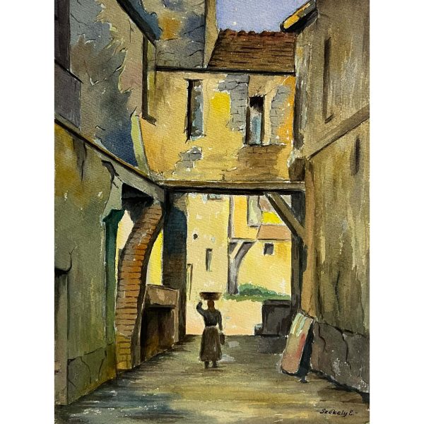 Székely Endre (1917-2014) Trogir, 1987