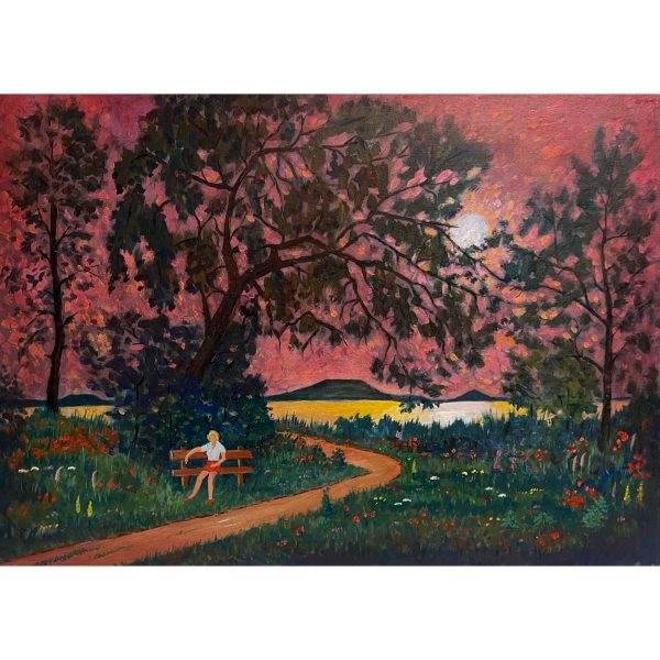 Székely Endre (1917-2014) Pihenő a Balaton partján