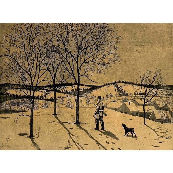 Gacs Gábor (1930-2019) Vadász - télen