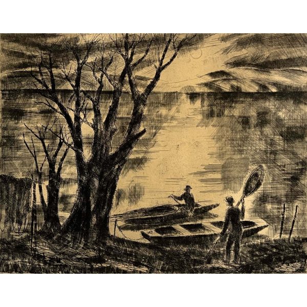Blahos Rudolf (1917-1986) Vízpart