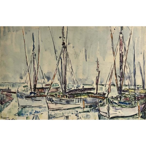 Paul Signac (1863-1935) Kikötő