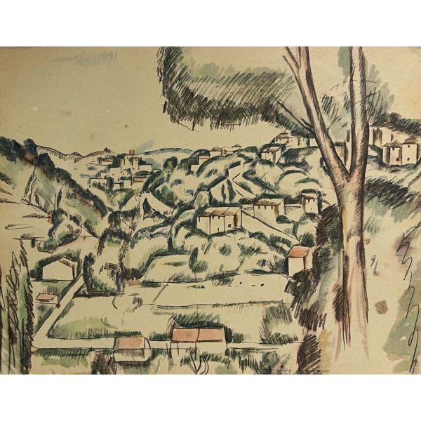 André Derain (1880-1954) Cagnes, 1910 - grafikai másolat