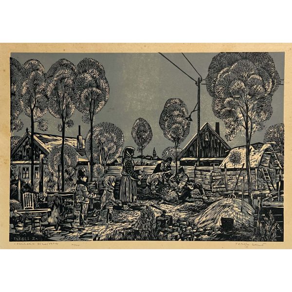 Takács Zoltán (1940- ) Nagymama disznótora