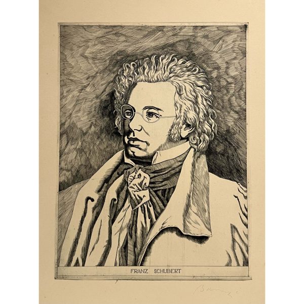 Barczi Pál (1933-2003) Franz Schubert