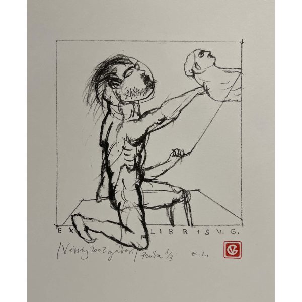 Véssey Gábor (1948- ) Ex libris, 2002