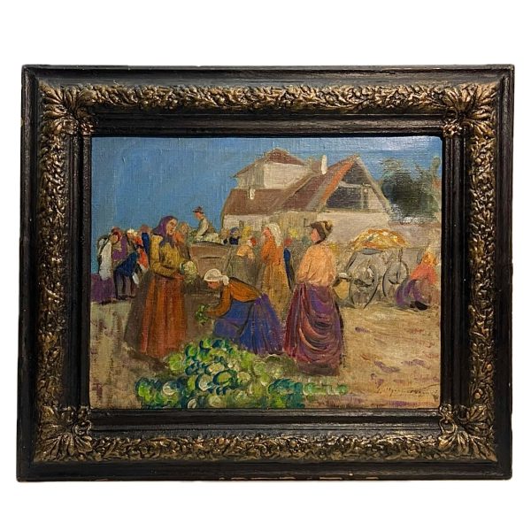 Gyertyáni Németh Gyula (1892-1946) Asszonyok a piacon
