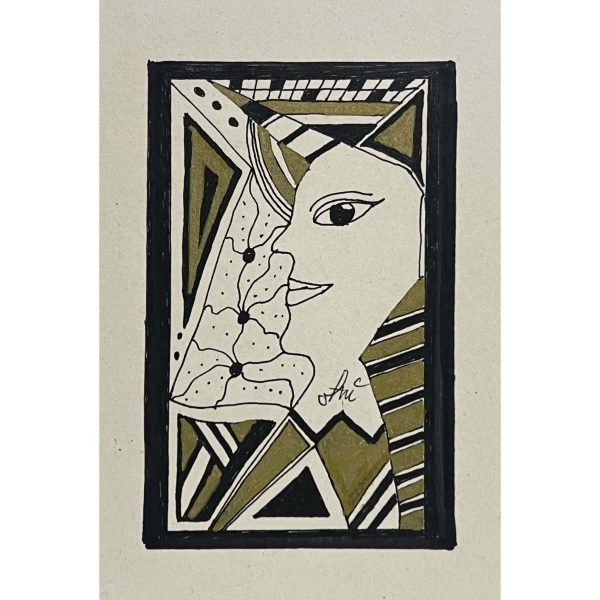 Szász Károly István (1909-1979) Arcok sorozat VIII.