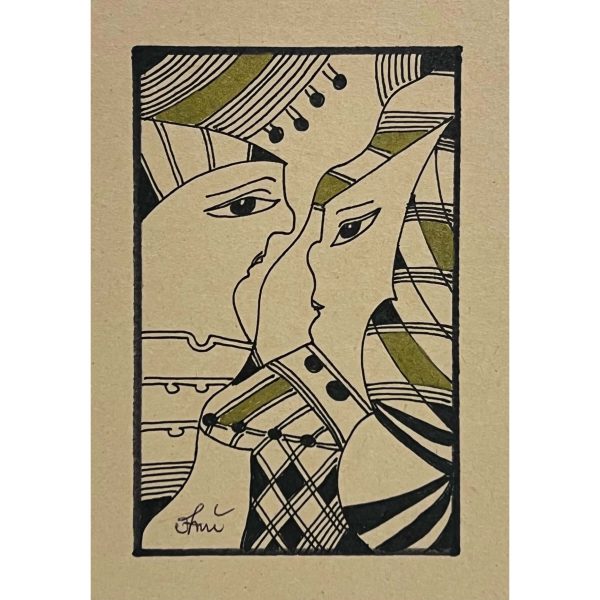 Szász Károly István (1909-1979) Arcok sorozat XI.