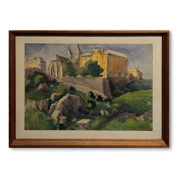 Bertalan Rózsa (1900-1987) Vár a hegytetőn, 1971