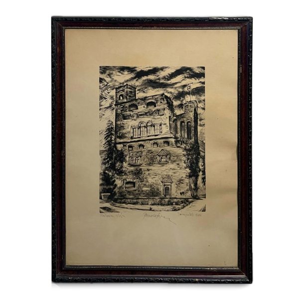 Bordás Ferenc (1911-1982) Rákóczi-vár (Sárospatak), 1956