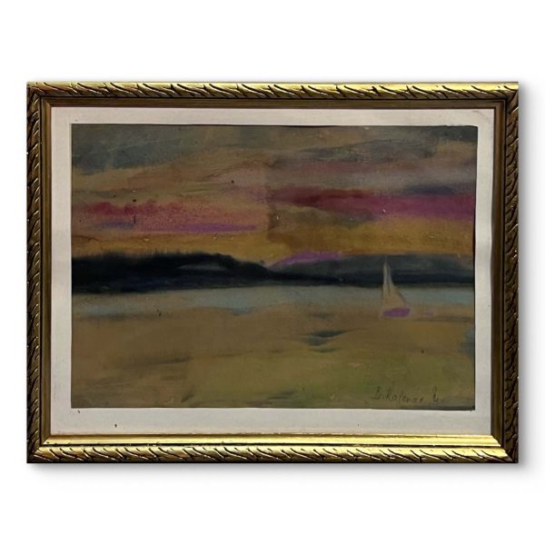 B. Kalmár Mária (?-?) Vitorlás a tavon