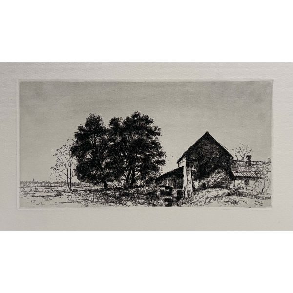 Boldizsár István (1897-1984) Pápai tanya II., 1965