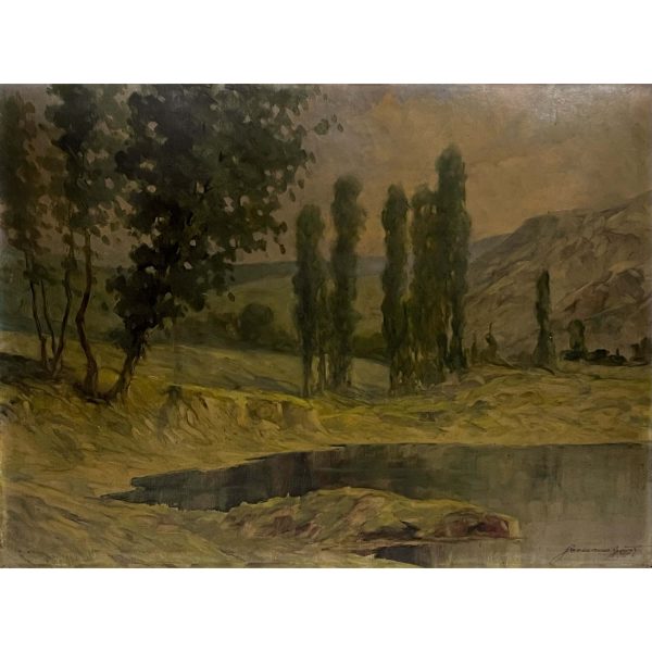 Seemann György (1893-1973) Nyári tópart