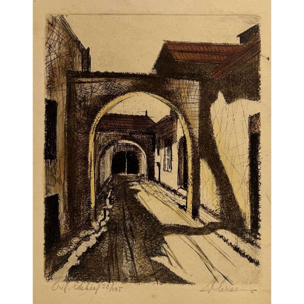 Marianne L. Almásy (?-?) Utca boltívekkel