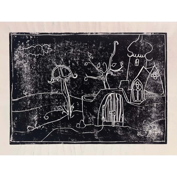 Jozefka Antal (1935- ) Templom keresztfával